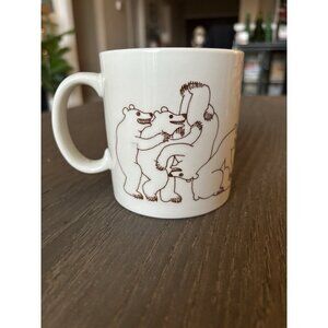 Taylor & Ng Naughty Orgy Bears Mug Ceramic Coffee Cup Vintage